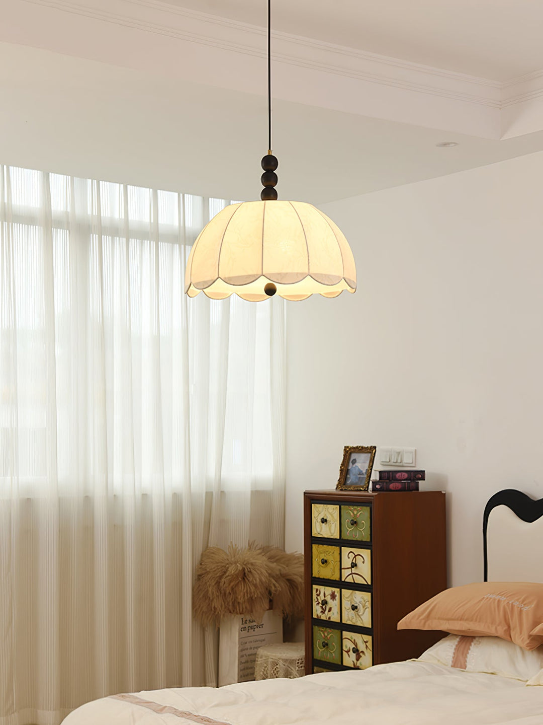 Lampa wisząca z tkaniny Blossom