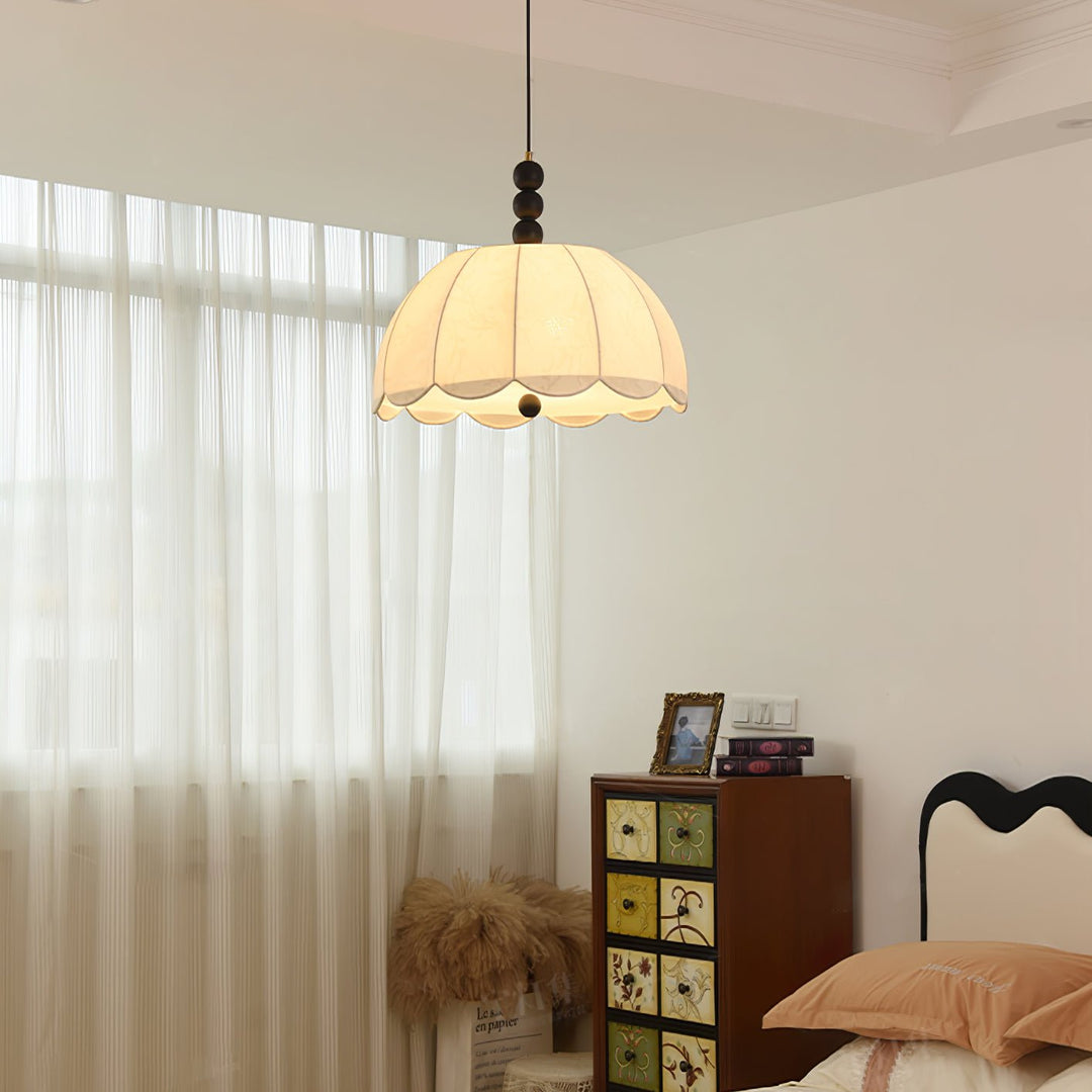 Lampa wisząca z tkaniny Blossom