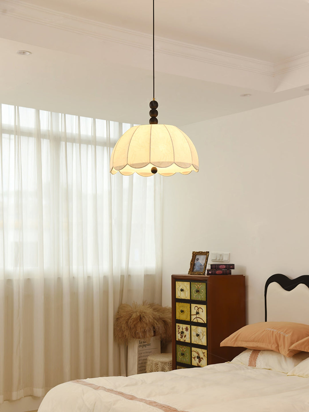 Lampa wisząca z tkaniny Blossom
