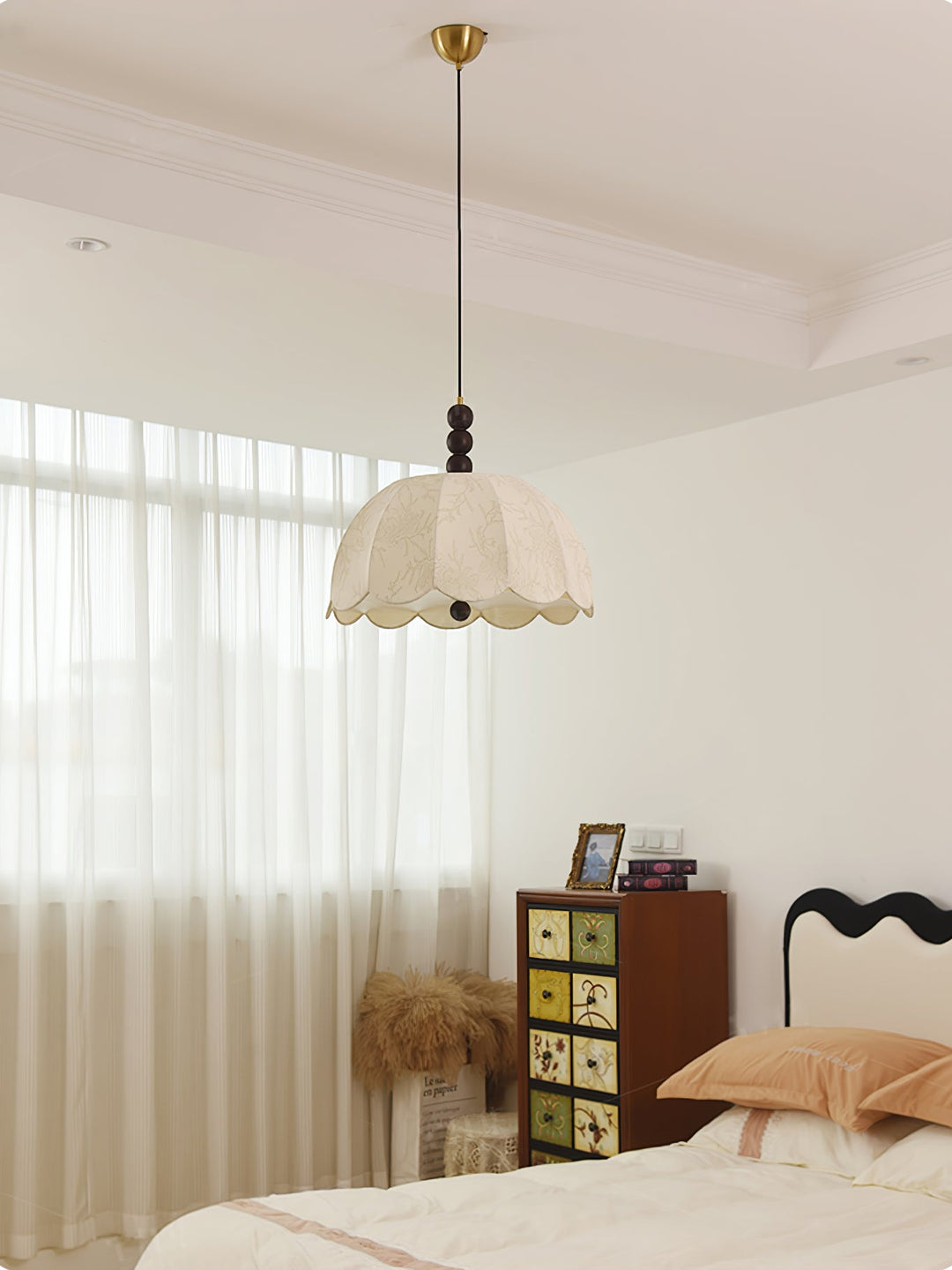 Lampa wisząca z tkaniny Blossom