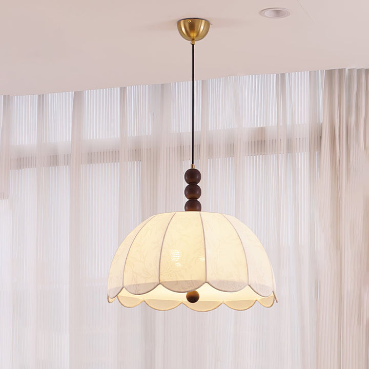 Lampa wisząca z tkaniny Blossom