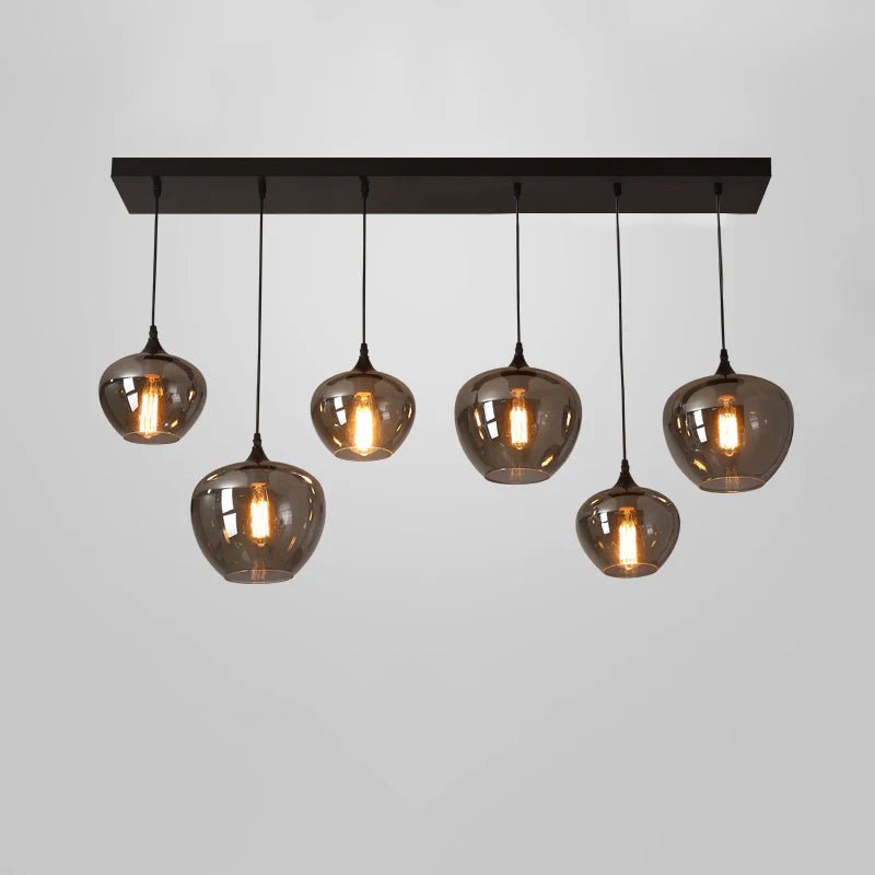 Lampa Wisząca ze Szkła Butelkowego