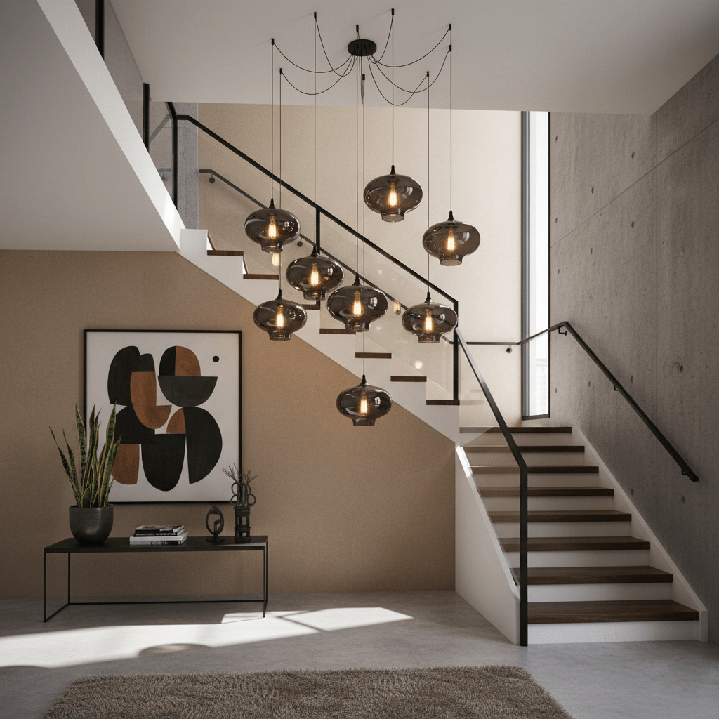 Lampa wisząca butelka