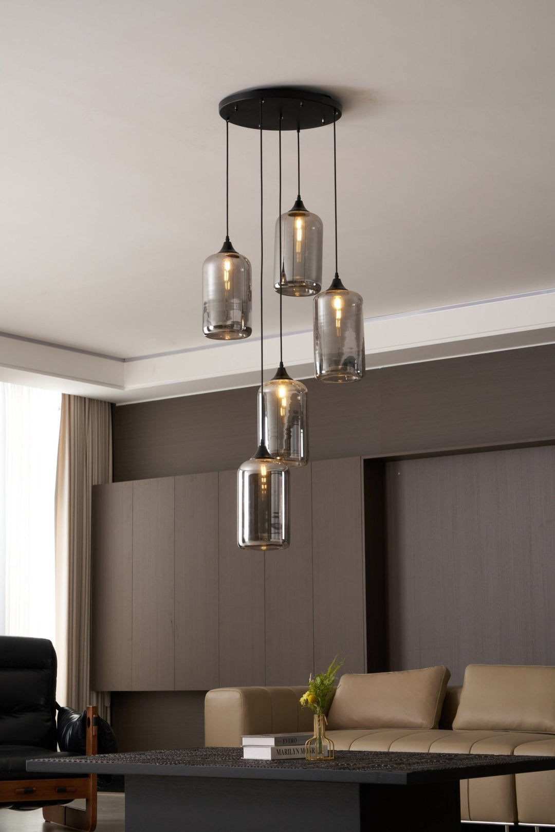 Lampa wisząca butelka