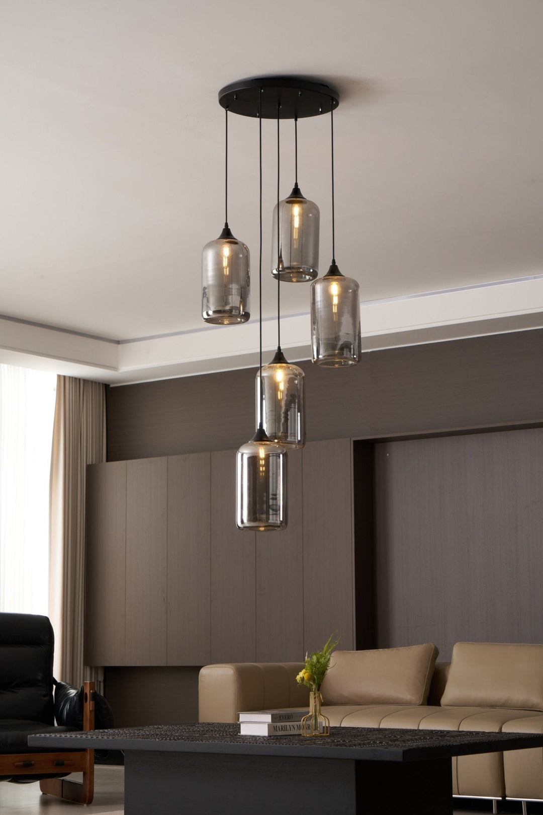 Lampa wisząca butelka