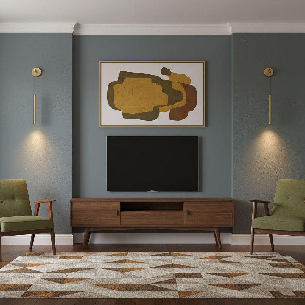 Mosiężna Lampa Ścienna Line