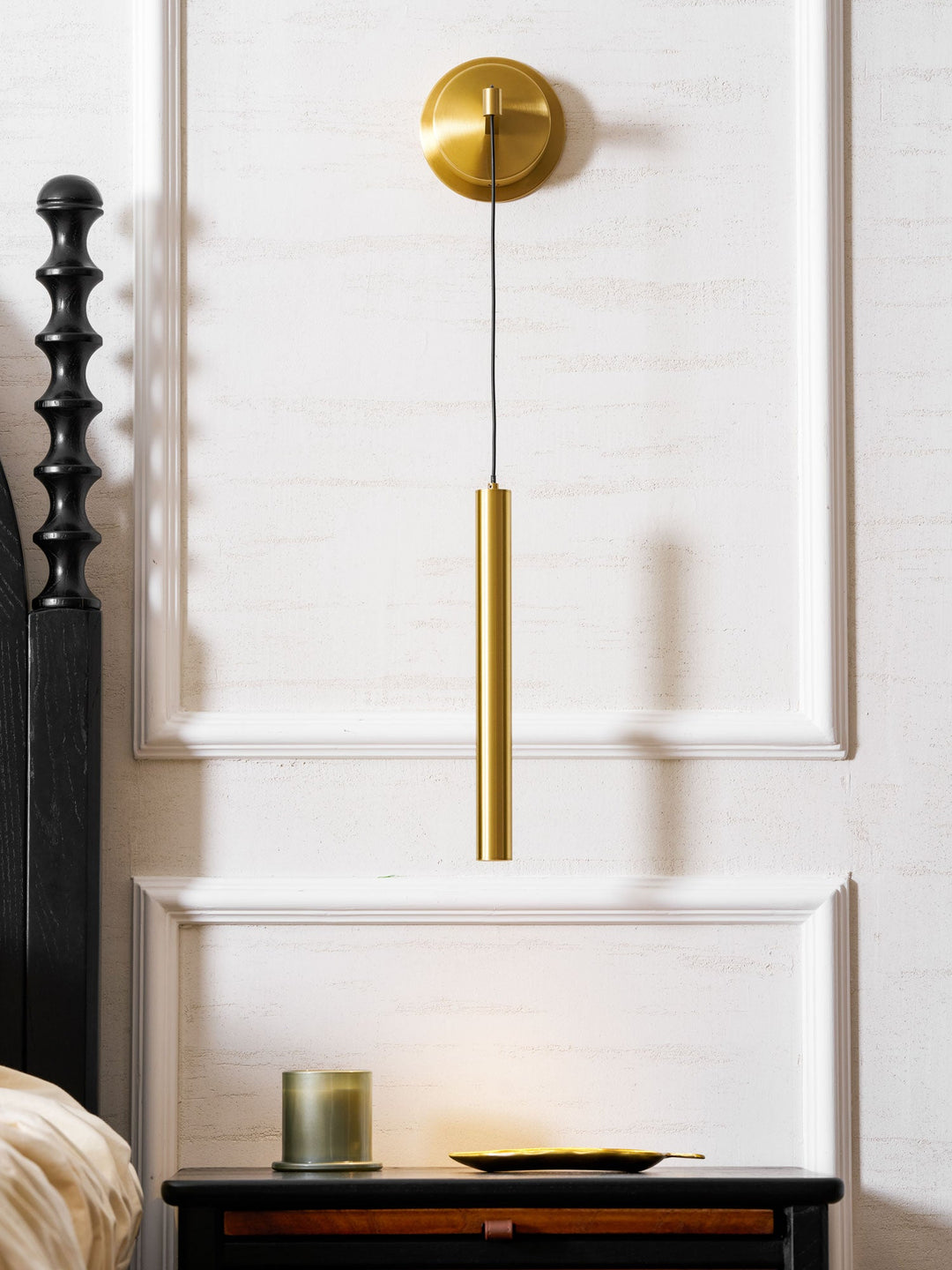 Mosiężna Lampa Ścienna Line