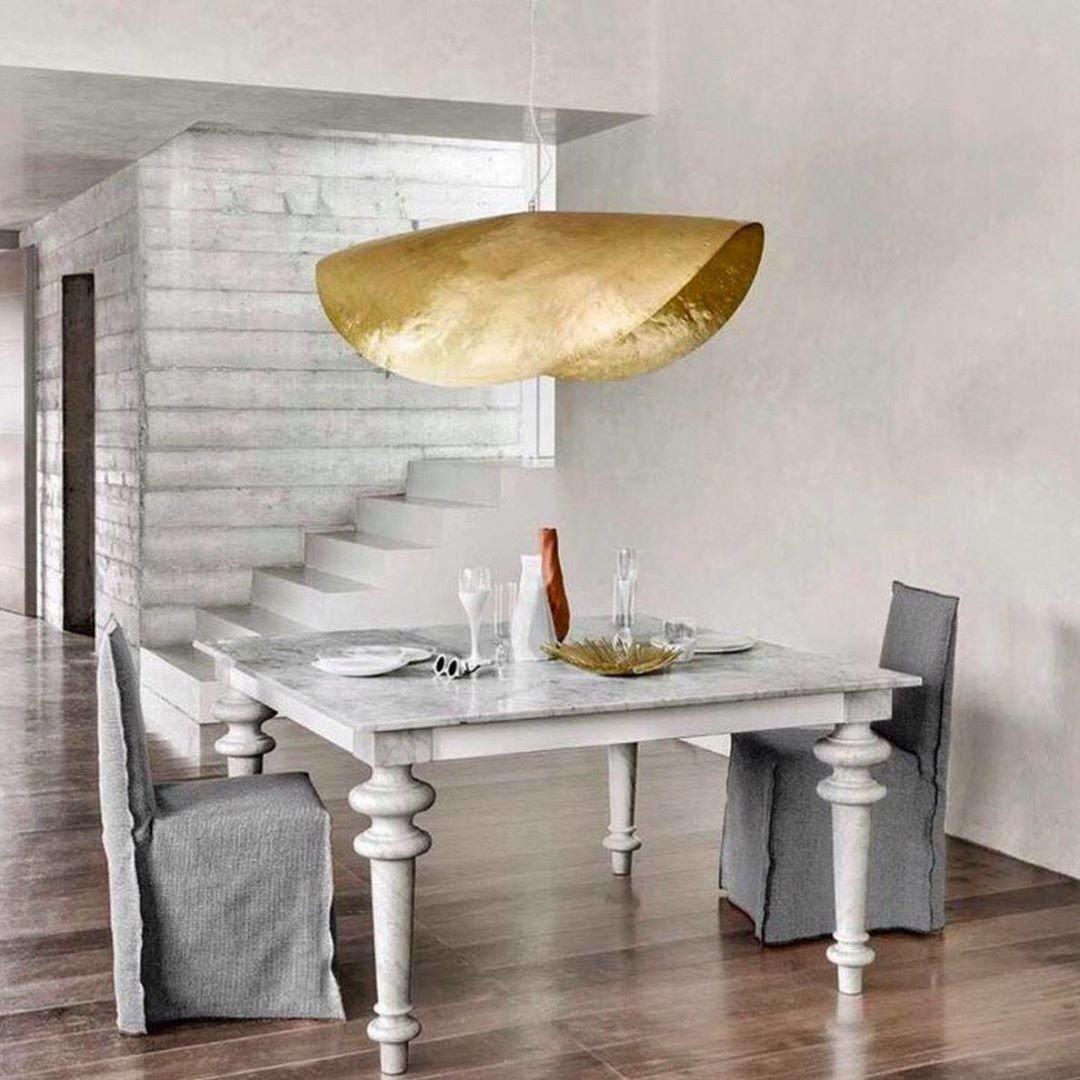 Wisząca lampa młotkowana