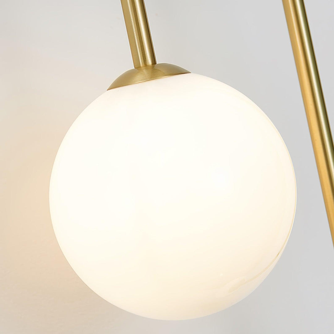 Lampa Ścienna Łukowa z Mosiądzu