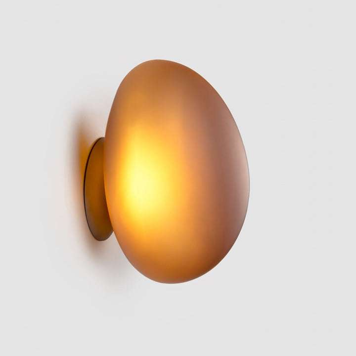Lampa Ścienna z Bąbelkowego Szkła