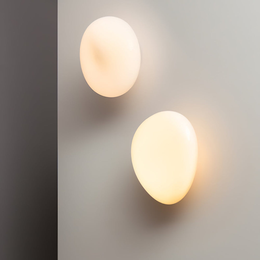 Lampa Ścienna z Bąbelkowego Szkła