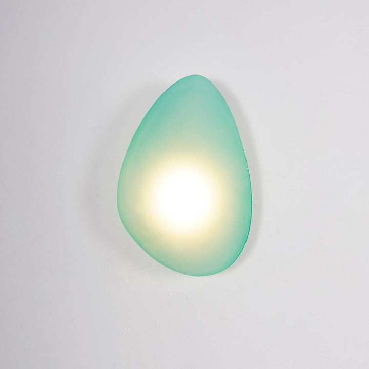 Lampa Ścienna z Bąbelkowego Szkła
