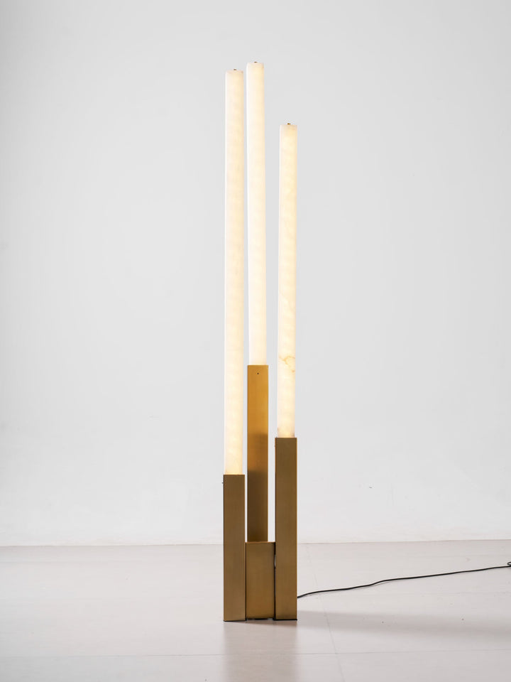 Lampa podłogowa Callisto Alabaster