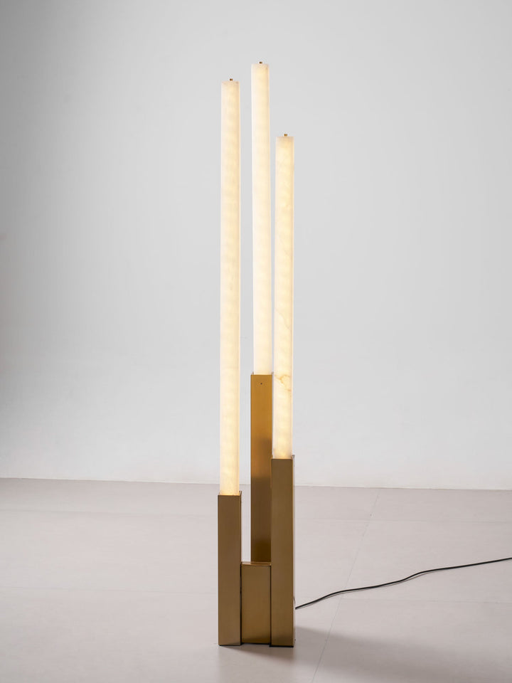 Lampa podłogowa Callisto Alabaster