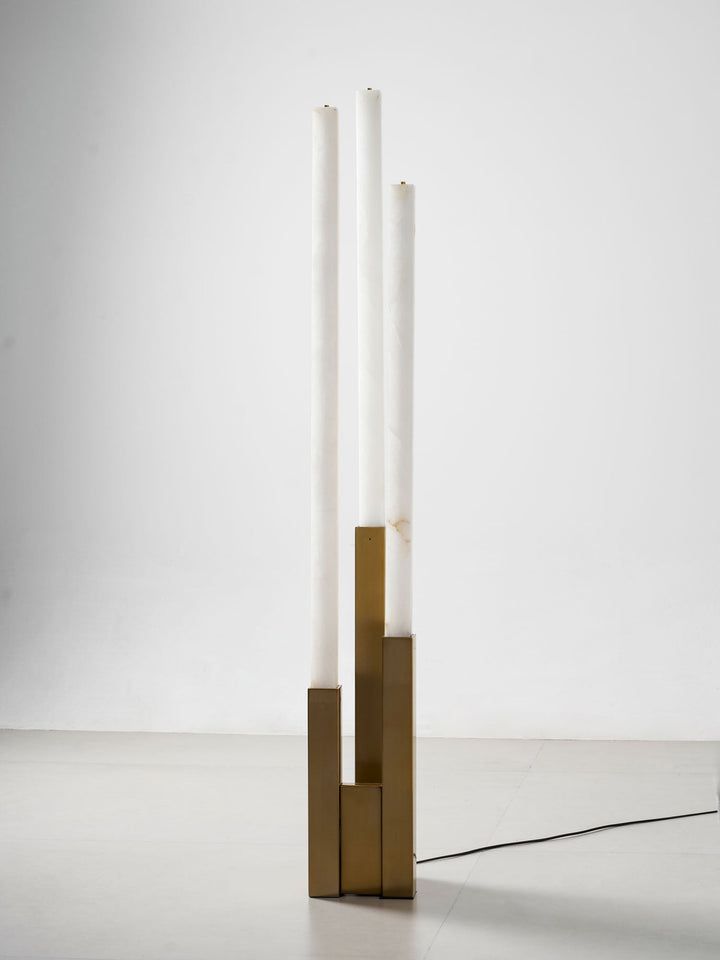 Lampa podłogowa Callisto Alabaster