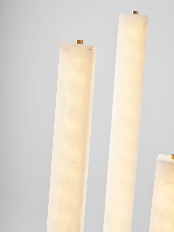 Lampa podłogowa Callisto Alabaster