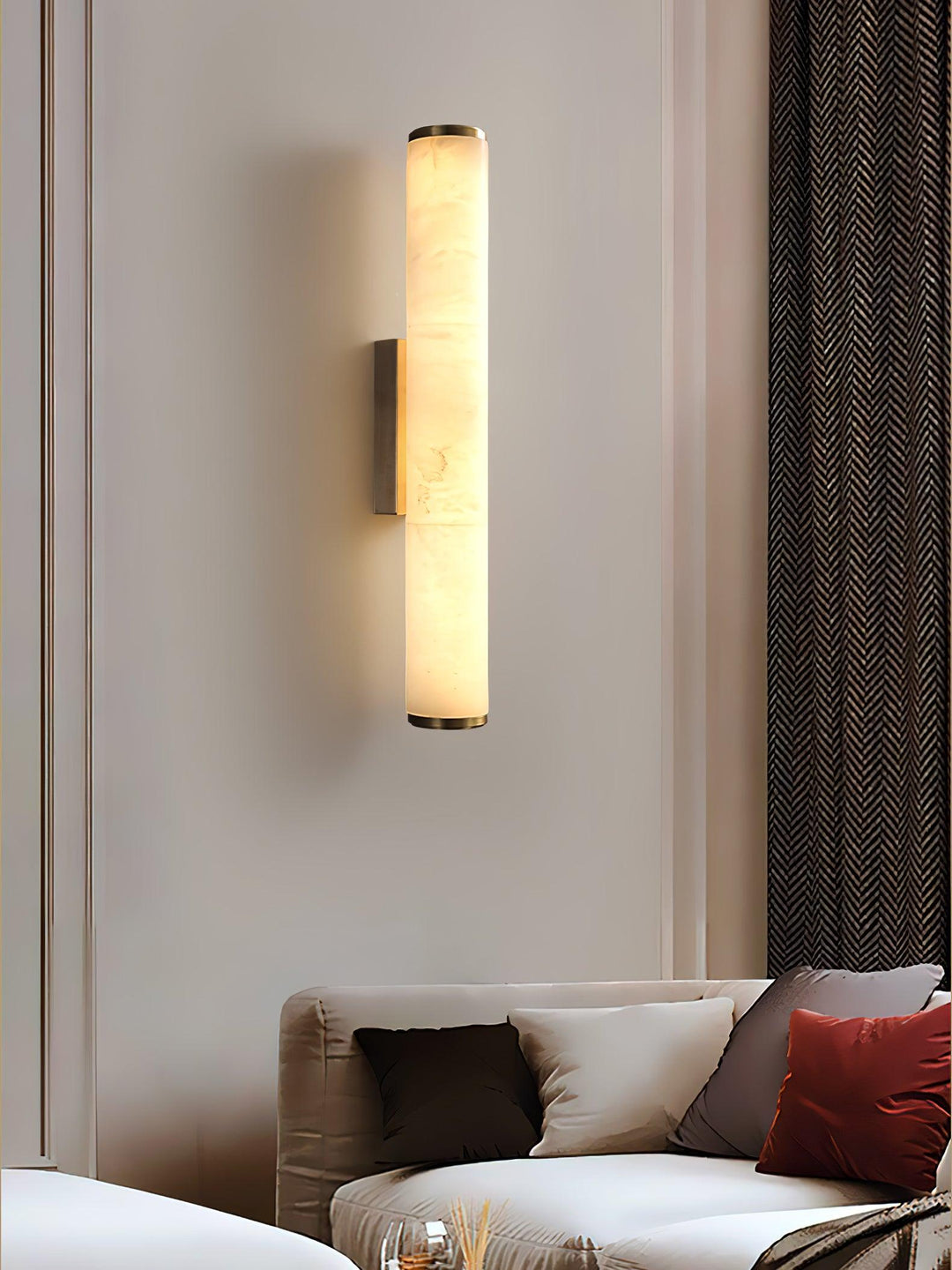 Lampa ścienna Callisto Alabaster
