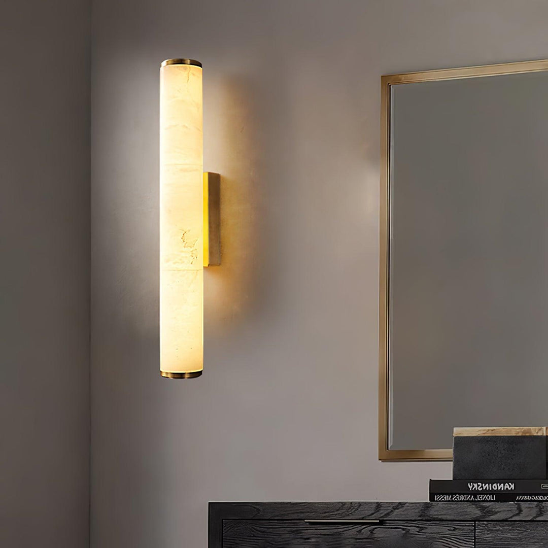 Lampa ścienna Callisto Alabaster