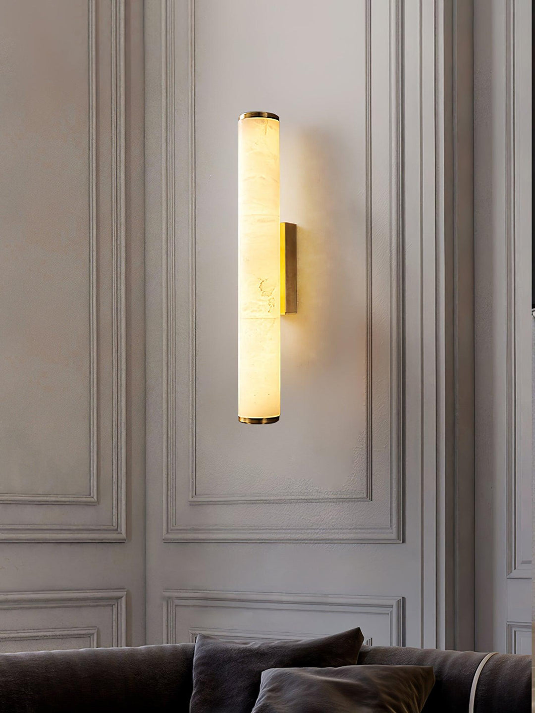 Lampa ścienna Callisto Alabaster