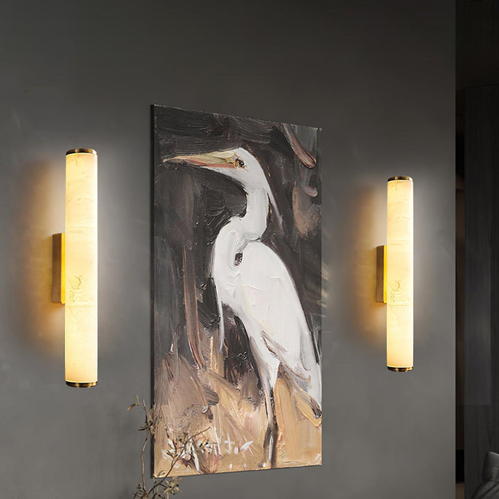 Lampa ścienna Callisto Alabaster