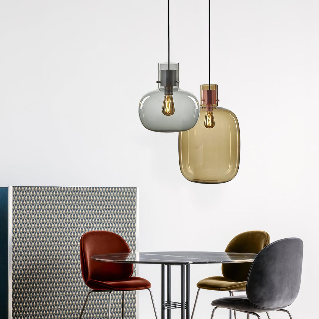 Lampa wisząca Cambre ze szkła