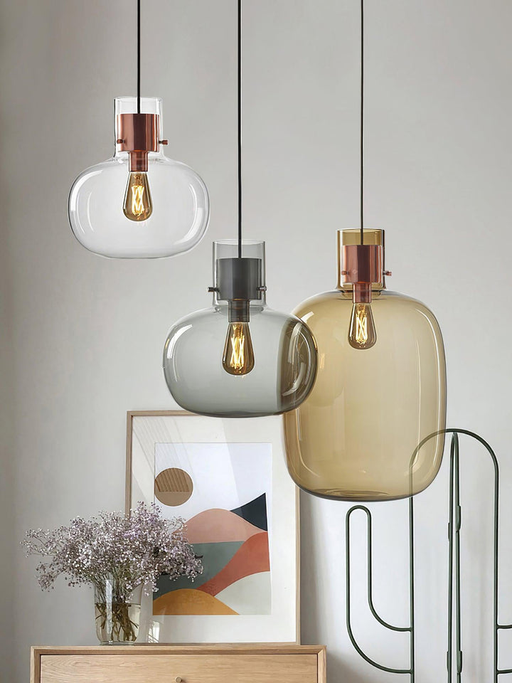 Lampa wisząca Cambre ze szkła