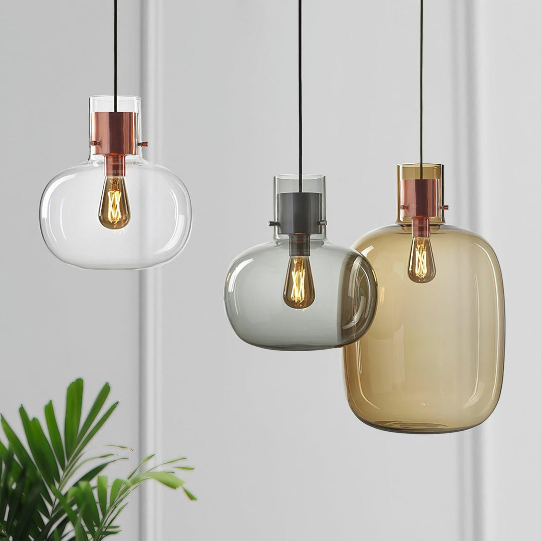 Lampa wisząca Cambre ze szkła