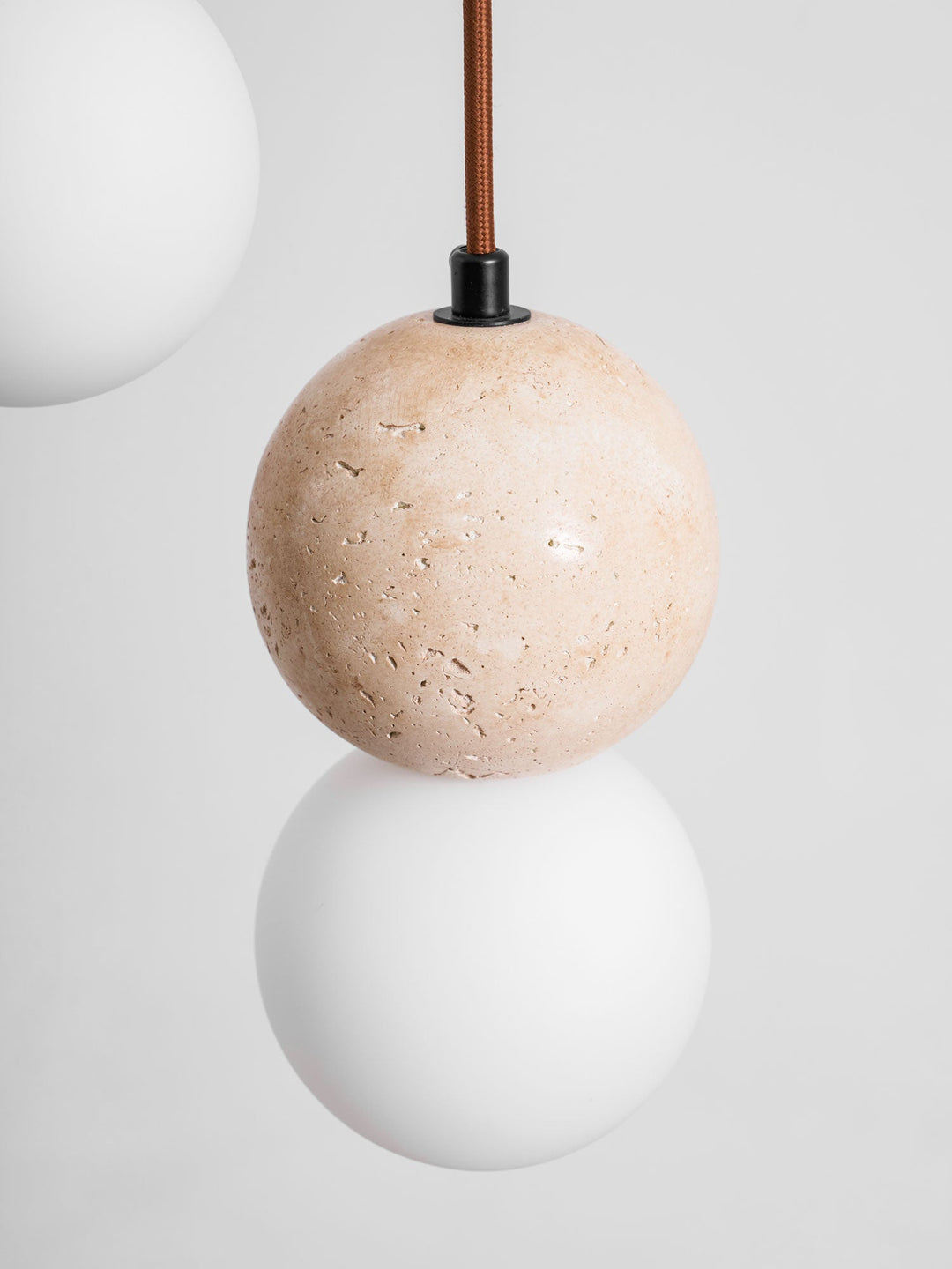 Lampa Wisząca Camille z Travertynu