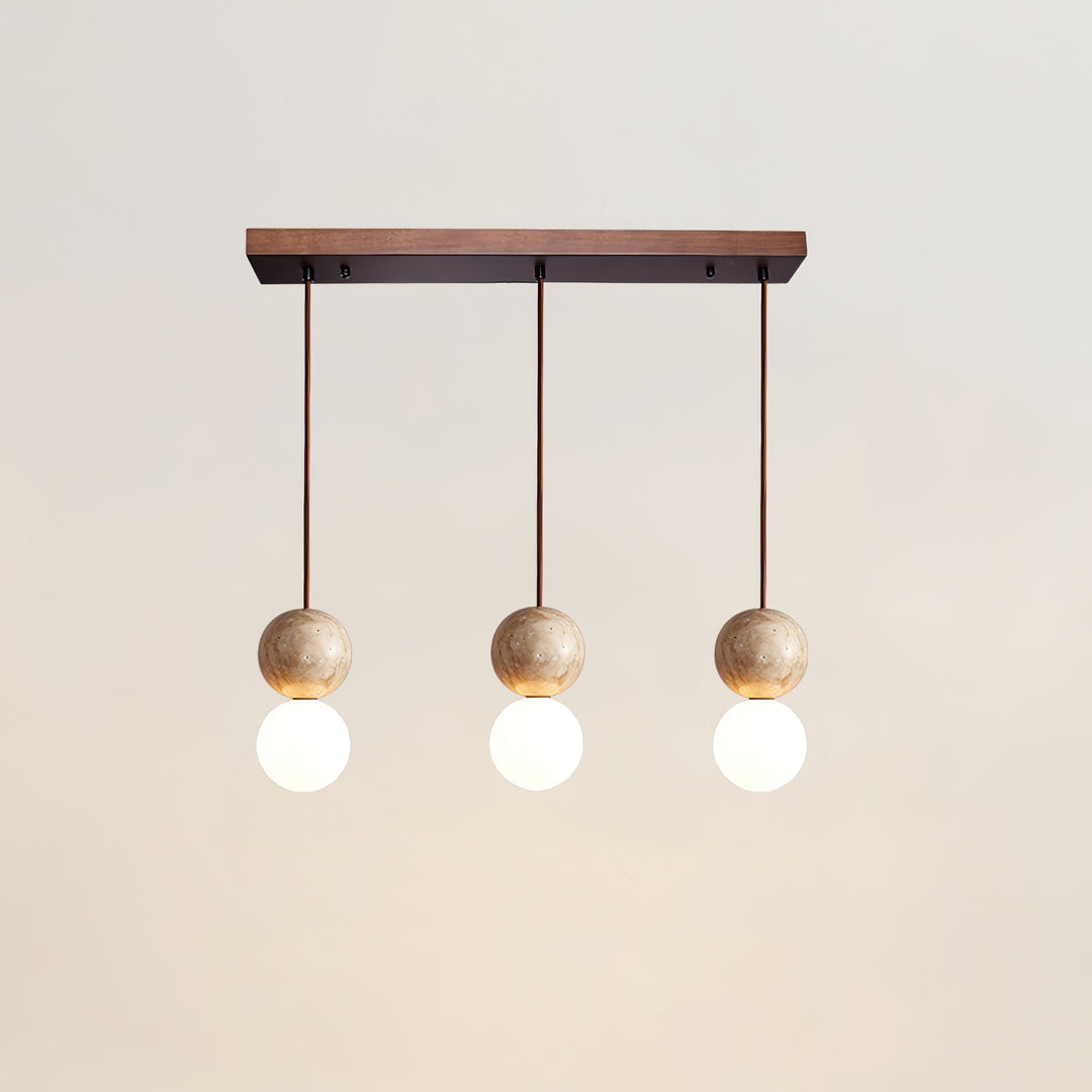 Lampa Wisząca Camille z Travertynu