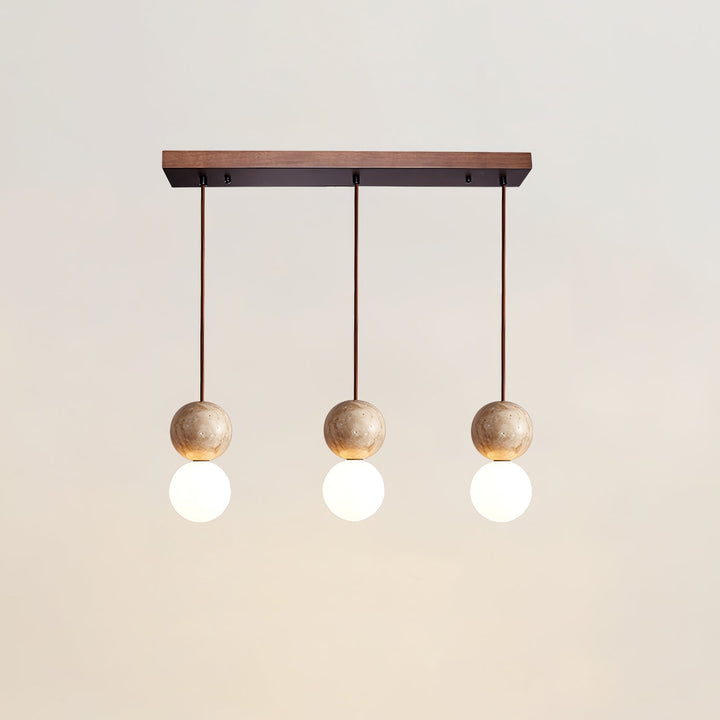 Lampa Wisząca Camille z Travertynu