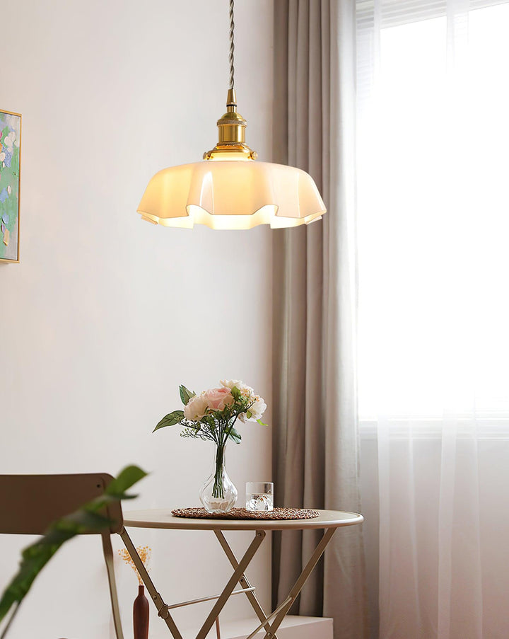 Francuska Lampa Wisząca Kwiatowa