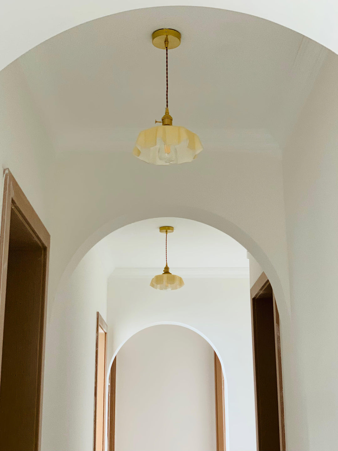 Francuska Lampa Wisząca Kwiatowa
