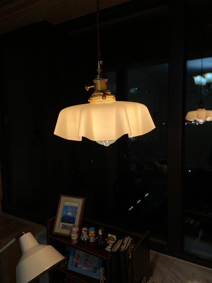 Francuska Lampa Wisząca Kwiatowa