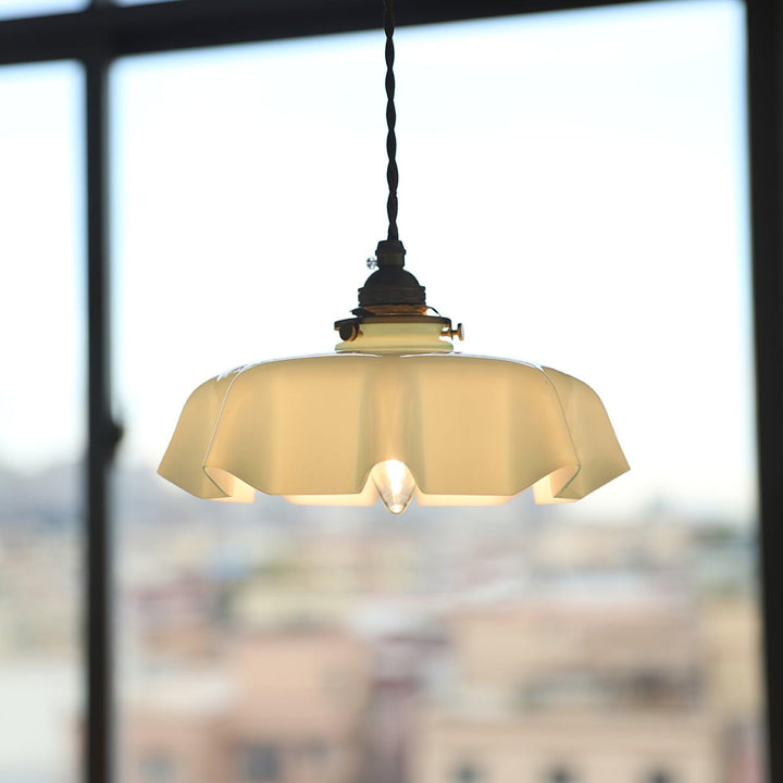 Francuska Lampa Wisząca Kwiatowa
