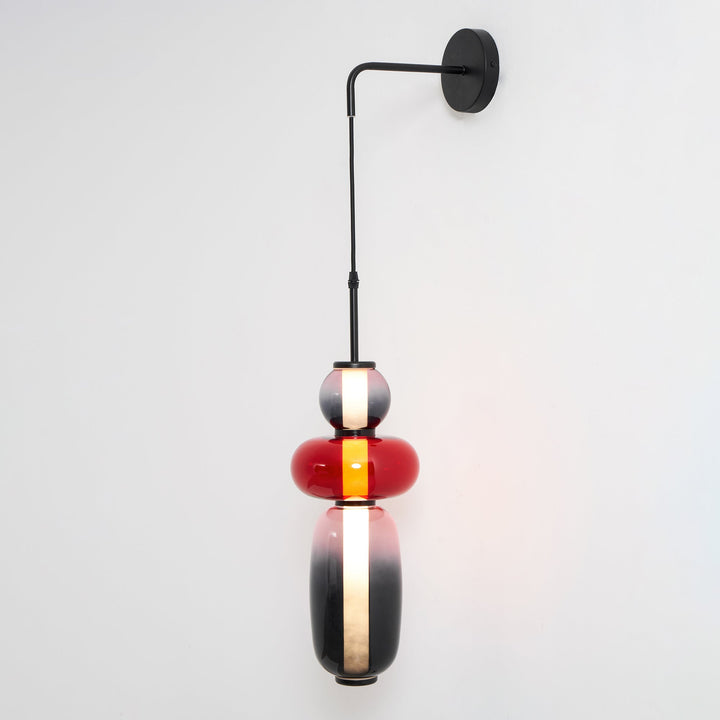 Lampa Ścienna z Kandyzowanego Szkła
