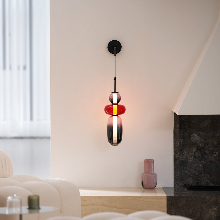 Lampa Ścienna z Kandyzowanego Szkła