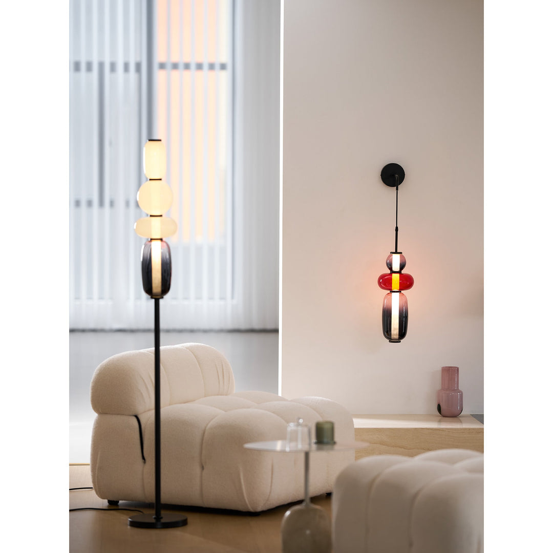 Lampa Ścienna z Kandyzowanego Szkła
