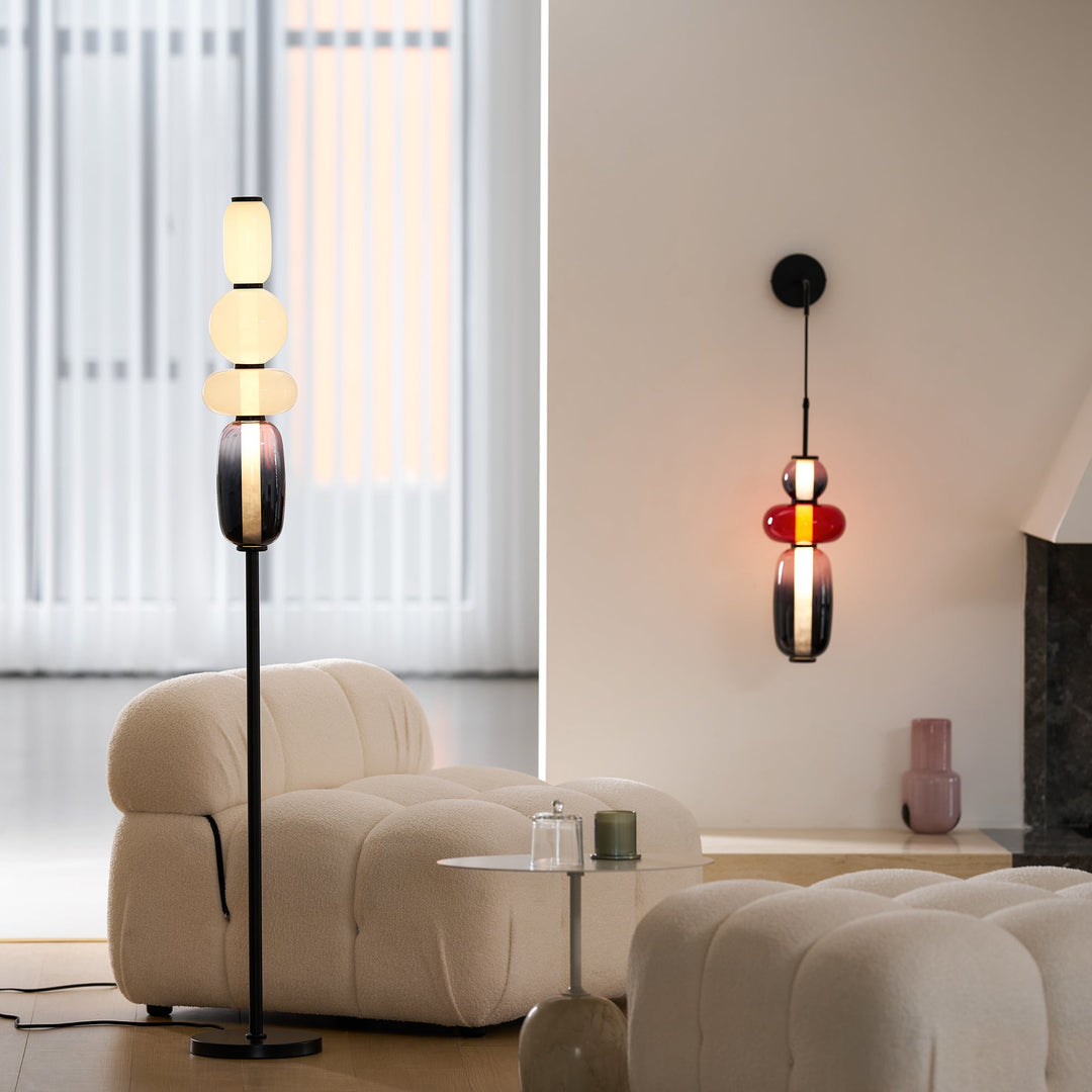 Lampa Ścienna z Kandyzowanego Szkła
