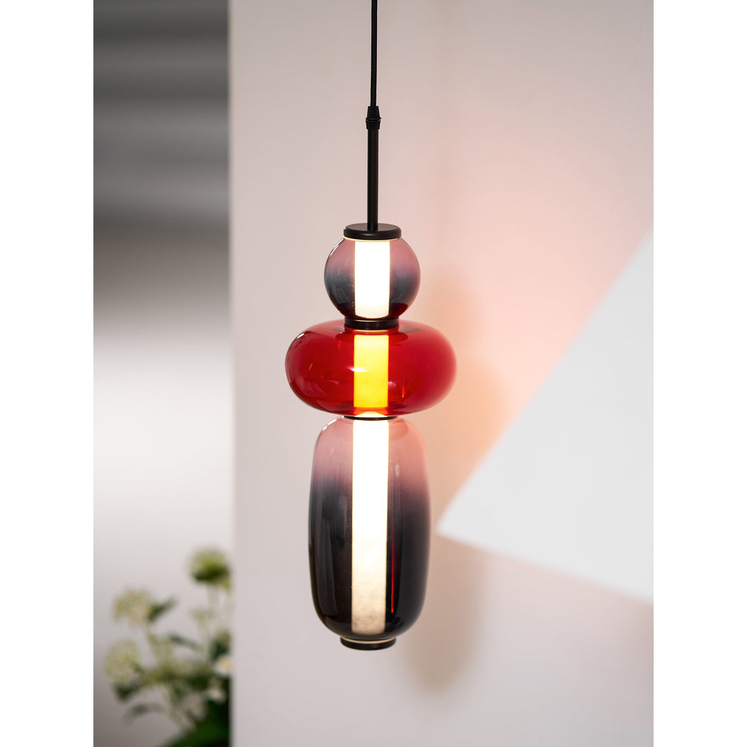 Lampa Ścienna z Kandyzowanego Szkła