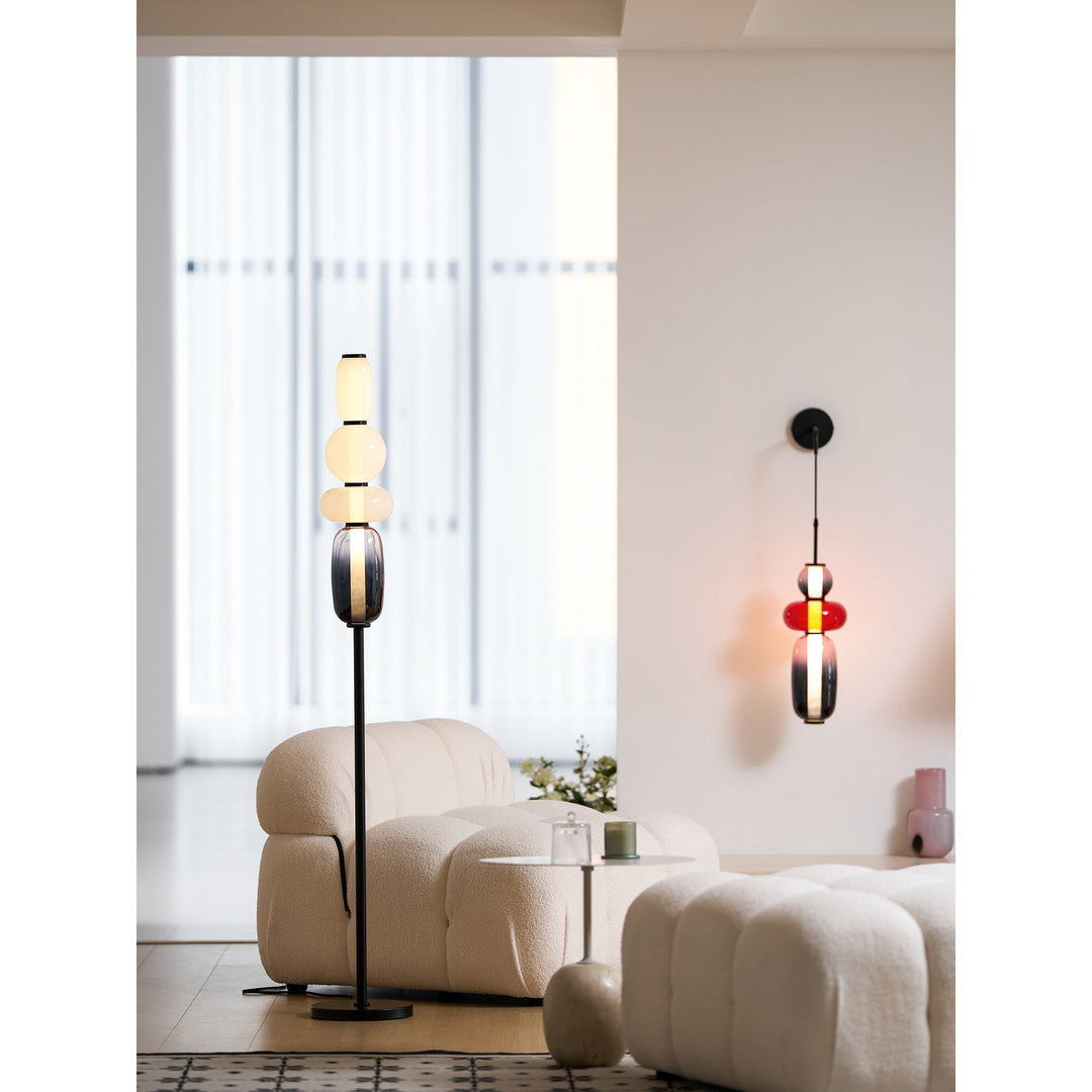 Lampa Ścienna z Kandyzowanego Szkła