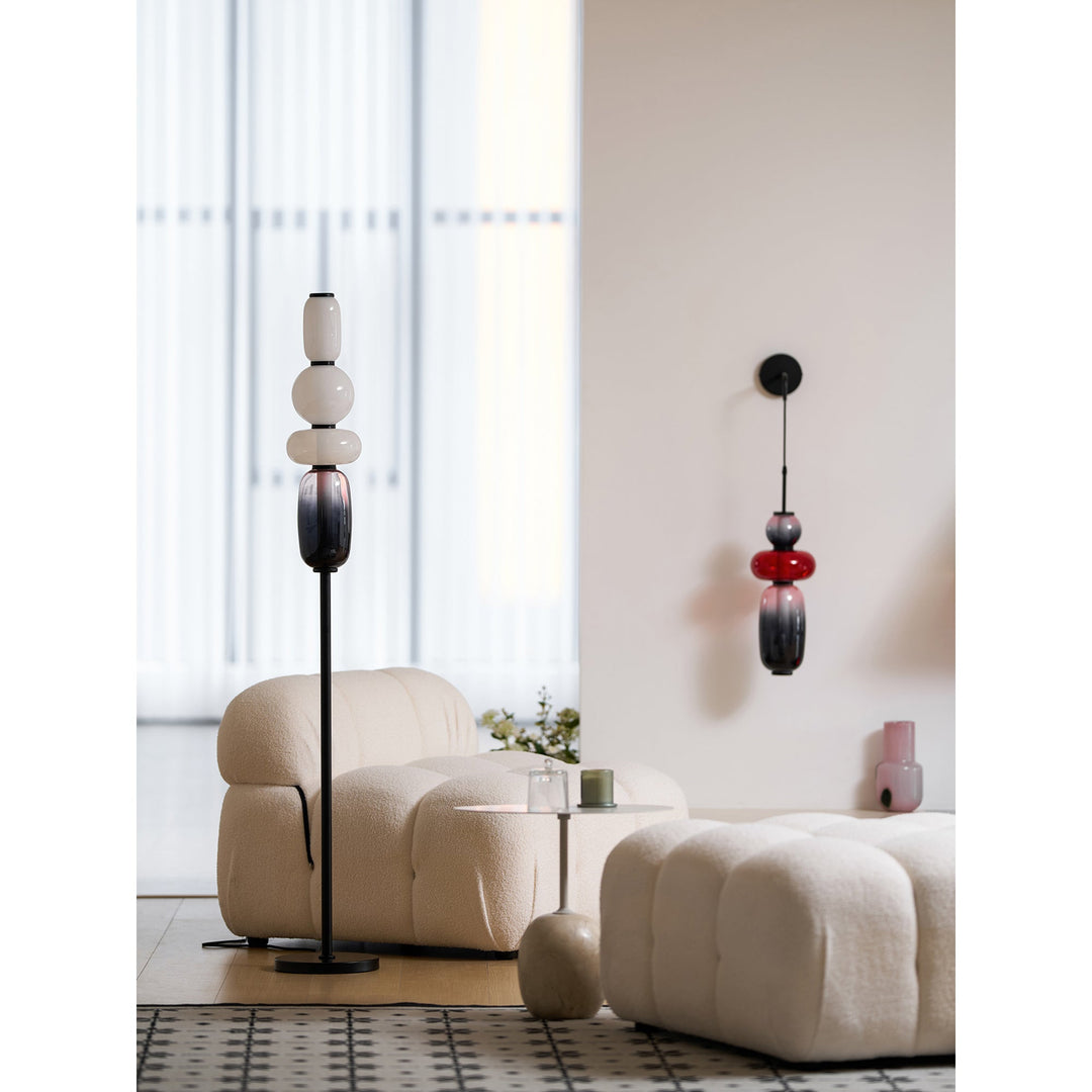 Lampa Ścienna z Kandyzowanego Szkła