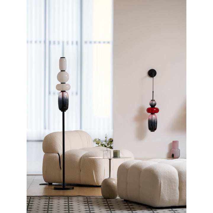 Lampa Ścienna z Kandyzowanego Szkła