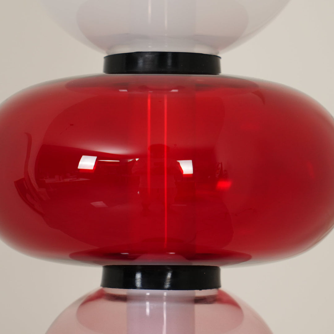 Lampa podłogowa z cukrowego szkła