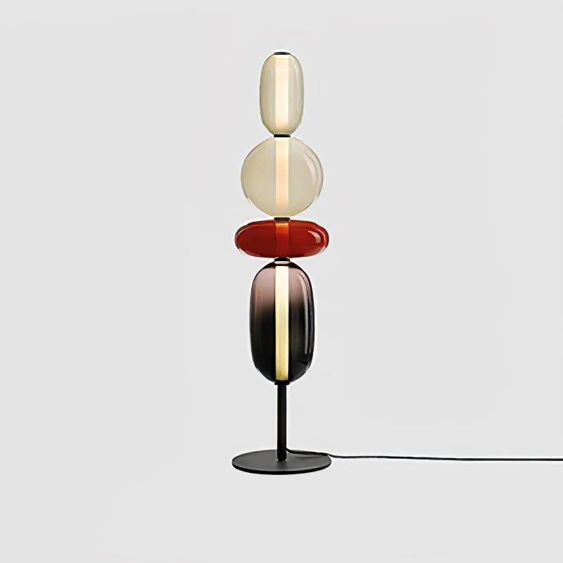 Lampa podłogowa z cukrowego szkła
