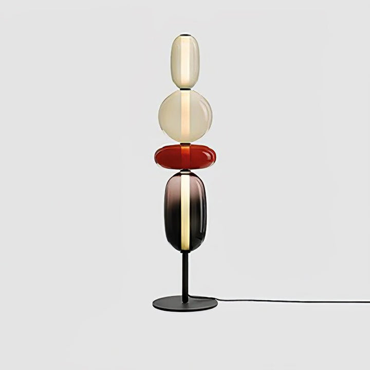 Lampa podłogowa z cukrowego szkła