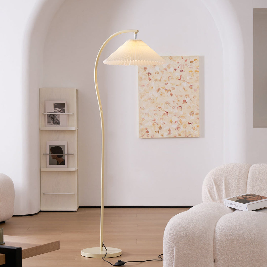 Lampa Podłogowa Crescini z Faldami