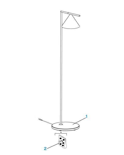 Lampa podłogowa Kapitana Flinta