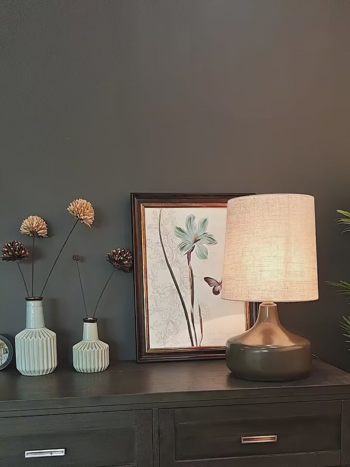 Lampa stołowa ceramiczna Caroline