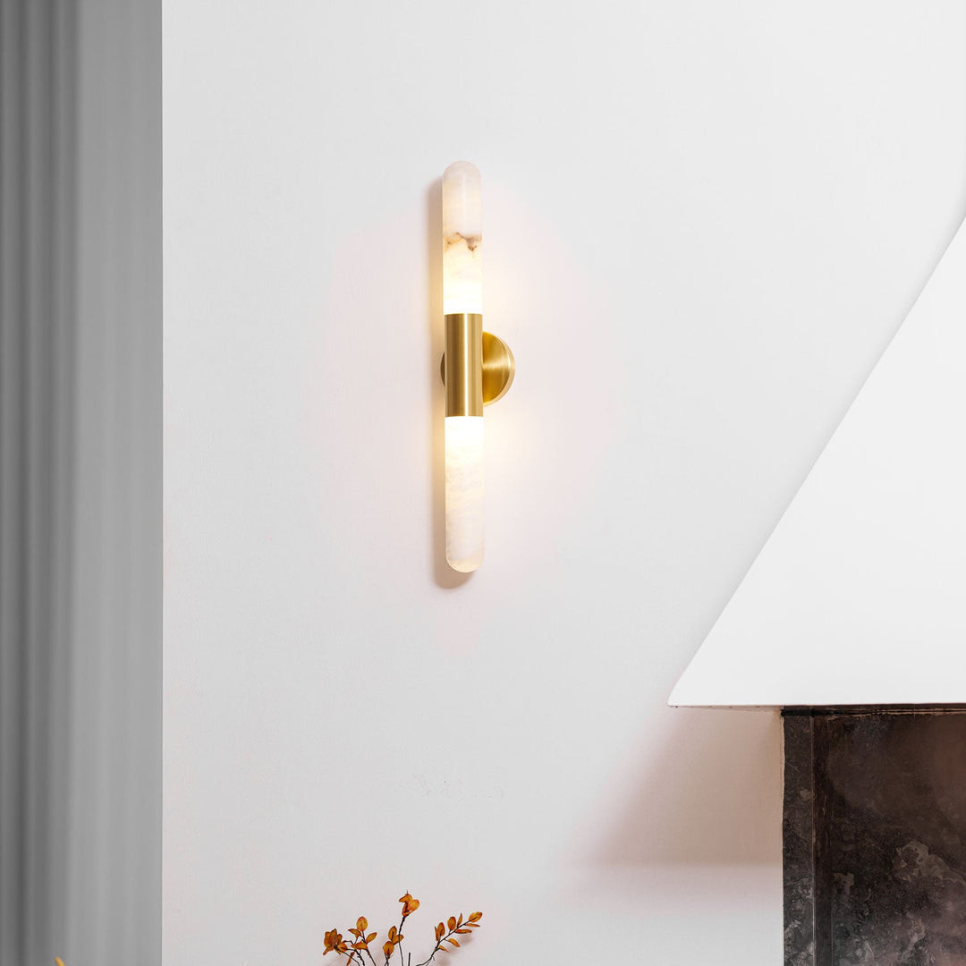 Lampa Ścienna Cavoya Alabaster
