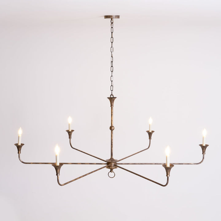 Żyrandol Elara z świecami